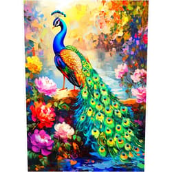 WSCXSC 300 Piece Puzzles for Adults Peacock Puzzle Jigsaw Puzzles 300 Pieces Adult Puzzles Games for Kids Ages 8-10 10-12 Recycled Cardboard Puzzles Gift Toy 20.5x15IN