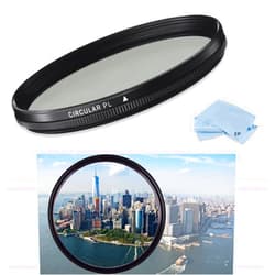 Eternal Photo High Definition 77mm CPL Circular Polarizing Filter for Tamron AF 10-24mm f/3.5-4.5 SP Di II LD Aspherical (IF) Lens & Tamron AF 70-200mm f/2.8 Di LD IF Macro Lens