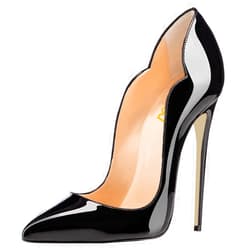 FSJ Women Classic Pointed Toe High Heels Sexy Stiletto Pumps Office Lady Casual Dress Party Prom Shoes Size 4-15 US