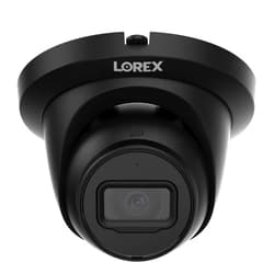 Lorex 4K 8MP IP Metal Dome PoE Wired Security Camera – Indoor/Outdoor IP67 Weatherproof, Color Night Vision, Long-Range IR, Smart Motion Detection (Person/Vehicle) & Listen-in Audio (Black)