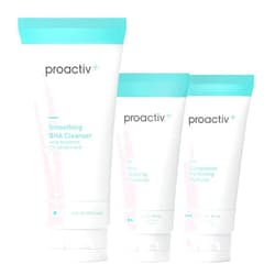 Proactiv+ 3 Step Advanced Skincare Acne Treatment – Salicylic Acid Face Wash, Benzoyl Peroxide Pore Minimizing Treatment, and Salicylic Acid Hydrating Moisturizer - 90 Day Complete Acne Skin Care Kit