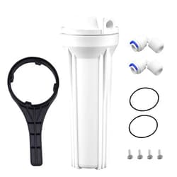 Geekpure 10 Inch Reverse Osmosis Water Filter Housing for RO Filtration System -1/4