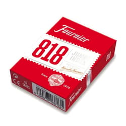 Fournier F21643 No 818 Playing Jumbo Index Card, Red or Blue