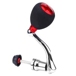 TOPINCN Fishing Reel Handle Replacement, Reel Replacement Power Handle Metal Fishing Reel Rocker Arm Grip Fishing Spinning Reel Handle Power Handle Reel Accessory (2000 3000 M-Red)