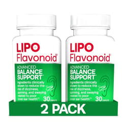 Lipo-Flavonoid Balance Support, Helps Reduce The Risk of Vertigo Like Symptoms, Dizziness, Spinning and Swaying Related to Poor Inner Ear Health (30ct, 2 Pack)