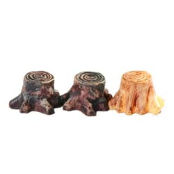 Kopida 10 Pcs Miniature Tree Stump Ornaments Fairy Garden Micro Landscape Ornaments Dollhouse Decor Terrarium Crafts Bonsai Decor Home Decor