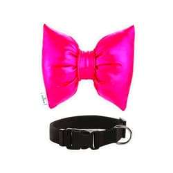 Icicecream Dog Detachable Bowtie Collar; Adjustable Bow Collar for cats and puppies; medium and large for dogs(Small, Purple bowtie collar)