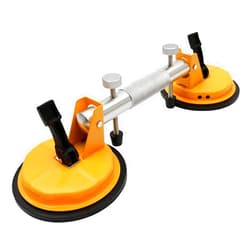 KYKYK 150mm Adjustable Suction Cup Stone Seam Setter for Pulling and Aligning Tiles Flat Surfaces Stone Seam Setter Building Tools for Seam Joining(Black)