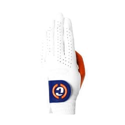 Duca del Cosma Men's Men's Golf Glove Men's Golf Glove Elite Pro - Left - White/Tan