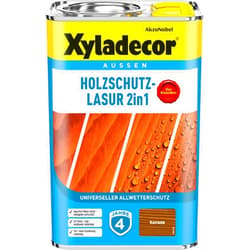 Xyladecor Wood Protection Stain 2 in 1, 4 Litre Chestnut