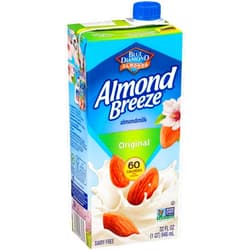 Blue Diamond Almonds Almond Breeze Dairy Free Almondmilk, Original, 32 Fl Oz (Pack of 12)