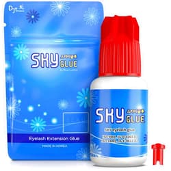 BEAU LASHES Sky Glue for Eyelash Extensions S+ | Super Strong Lash Extension Glue | Professional Black Adhesive for Long Lasting Semi Permanent Individual Lash Extensions | Fast Drying / 7+ Week Retention 5ml