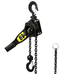 Ymachray Lever Chain Hoist 1650LBS 10FT,1T Manual Ratchet Chain Puller Hoist for Building Garages Warehouse Automotive Machinery (1650LBS-10FT)