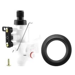 Fetechmate 31705 31688 RV Toilet Water Valve Kit Freeze-resistant and Leak-resistant RV Toilet Parts Compatible with Thetford Aqua-Magic V High and Low Models RV Toilet by Fetechmate