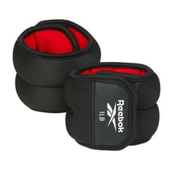 Reebok Wrist and Ankle Weights, Wearable Weights for Intensifying Workout, Durable Polyester & Spandex Ankle & Wrist Weights, Home Workout Essentials & Gym Accessories for Women & Men