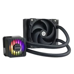 ENERMAX LIQMAXFLO SR 120mm A-RGB AIO CPU Liquid Cooler- High-Performance Pump up to 3000RPM, 60mm VRM Fan, Pressure-Optimized Silent 120mm FDB PWM Fan, Intel LGA1700/AMD AM5 Ready