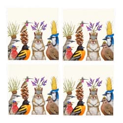 FAKKOS Design Vicki Sawyer Party Snack Theme Cocktail or Beverage Napkins Set | Disposable | BULK 40 cocktail napkins