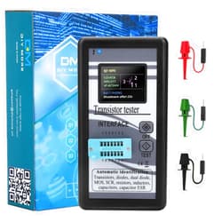 diymore LCR Meter Transistor Tester,Transistor Meter,Mosfet Transistor Capacitor Tester Multi-Function Transistor Capacitor Tester Automatic Checker Detector for Diode Triode LCR NPN PNP