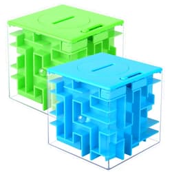 MOLAVX 2 Pack Money Maze Puzzle Box, Perfect Money Holder Puzzle and Brain Teasers for Kids and Adults