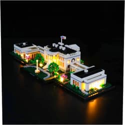 GEAMENT LED Light Kit for The White House - Compatible with Lego Architecture Collection 21054 Building Blocks Model (Model Set Not Included)