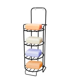 Ehzyaz Shampoo Bar Holder for Shower - Bar Soap Holder for Kitsch Shampoo and Conditioner Bar Set, Self Draining Soap Dish for Bathroom Wall, Compatible with Kitsch Any Soap Bar(4 Tier)