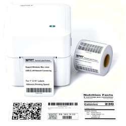 iDPRT Label Maker - 3 inch Thermal Printer for Small Business, Print Variety of Label Types via USB or LAN Network Connectivity, Barcode Printer for Warehouse, Office, Market, Support Multi Systems