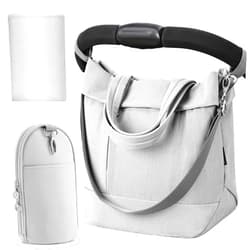 CitisKins Diaper Bag Tote Large Travel Fashion Crossbody For Monther,Mommy Bags Outdoor Handbags With Insulated Bag And Changing Pad