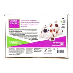 Sculpey Original Sculpey White, Non Toxic, Polymer clay, Oven Bake Clay, 3.75 pounds great for modeling, sculpting, holiday, DIY and school projects. Great for all skill levels