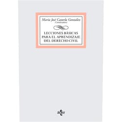 Spanish Edition by Mª José Cazorla González (Author), Eladio José Aparicio Carrillo (Author), Ramón Herrera de las Heras (Author), Francisco José Infante Ruiz (Author), Domingo Jiménez Liébana (Author), Alba Paños Pérez (Author), Ana María Pérez Vallejo (Author), Lucía Vázquez-Pastor Jiménez (Author) & 6 more Format: Kindle Edition Lecciones básicas para el aprendizaje del Derecho civil (Derecho - Biblioteca Universitaria de Editorial Tecnos) (Spanish Edition)