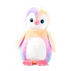 The Petting Zoo Penguin Stuffed Animal Plushie, Ombrez Animals, Rainbow Penguin Plush Toy 9 inches