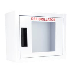 CUBIX SAFETY Standard, Nonalarmed AED Cabinet, Compact. Fits Many Defibrillators on The Market. Measures 11.63