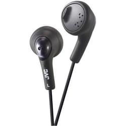 JVC HAF160B Gumy Ear Bud Headphone Black