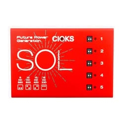 Cioks SOL Pedal Power Supply, Red (Gear Hero Exclusive)