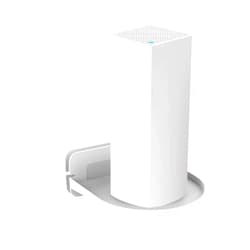 Generic Router Wall Mount Bracket Stand Holder for Home Mesh WiFi System Hanger Stand Support for Tenda Nova Linksys Velop TP-Link D-Link for Google Nest WiFi Router Stand (White)