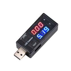 diymore USB Tester USB Meter Tester Voltage Current Tester USB Battery Checker USB C Voltage Current Voltmeter Amp Volt Ammeter Detector USB Mobile Tester USB Cable Charger Detector LED Display