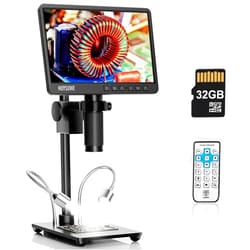 MOYSUWE HDMI Digital Microscope 1200x, 26MP CMOS IMX Sensor Coin Soldering Microscope with 7