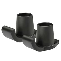 Generic Walker SKi-Glides for 1 1/8 inch Tube, Universal Fit Walker Feet Glides, Heavy Duty Coaster Skis for Folding Walkers, Walker Accessories, One Pair, Black