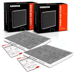 A-Premium 2-PC Cabin Air Filter with Activated Carbon Compatible with Kia Spectra 2004-2009, Spectra5 2005-2009, Borrego 2009-2011, Replace# 971332F010