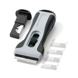 Bates Choice Bates- Razor Blade Scraper, Razor Scraper Set with 15 Extra Blades, Razor Scraper with Built-in Blade Storage Box, Window Scraper Tool, Glass Scraper Blades, Blade Scraper, Razor Blade Retractable