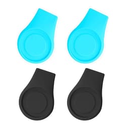 FINGER TEN Golf Hat Clip Ball Marker Holder 4 Pack Silicone with Strong Magnetic Attach to Pocket Cap Edge Gifts for Golfers Men Women Kids