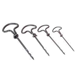 Robert Larson Company Gimlets Manual Wood Twisting Drill Set of 4 Sizes