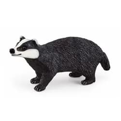 Schleich Wild Life, Animal Figurine, Animal Toys for Boys and Girls 3-8 years old, Badger