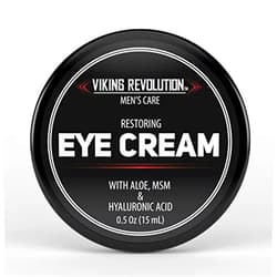 Viking Revolution Men's Eye Cream - Natural Anti-Aging, Dark Circle Treatment, Reduces Puffiness & Crowsfeet - 6ml