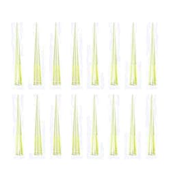 XIPEGPA Pipette Tips 200 UL 1000 PCS Clear Yellow Laboratory Universal Plastic Liquid Pipette Pipettor Tips