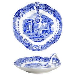 Spode Blue Italian Handled Tray