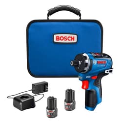 BOSCH GSR12V-300HXB22 12V Max Brushless 1/4 In. Hex Two-Speed Screwdriver Kit with (2) 2.0 Ah Batteries