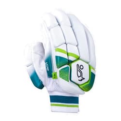 KOOKABURRA Kahuna 4.1 Cricket premium batting gloves - Adult Size, Right Handed - 2024 Edition, Men's, Lime