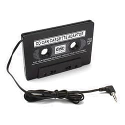 Hendel Universal Car Music Audio Cassette Tape aux Adapter Converter 3.5mm Plug (Black) Play Your Personal CD Player Through Your Cars Stereo