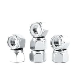 KATUNA 5/16-18 (50PCS) KATUNA 304 Stainless Steel, Corrosion-Resistant and Durable! Nylon Insert Hex Lock Nuts, Hex Drive, Bright Finish,and Provide Longer Protection for Your Work!