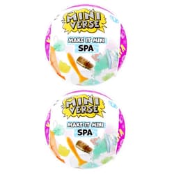 MGA's Miniverse Make It Mini Spa (2 Pack), Mini Collectibles, Mystery Blind Packaging, DIY, Really Works, Real Spa Products, NOT Edible, Collectors, 8+